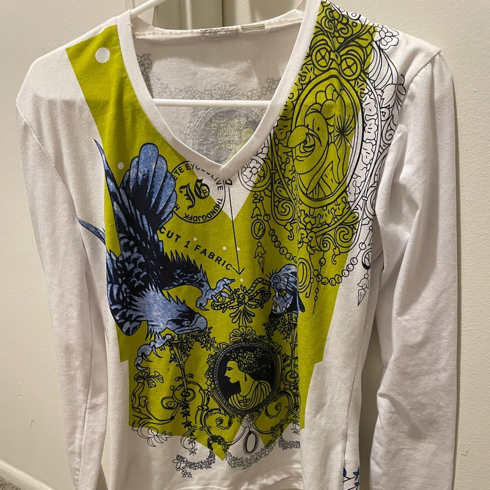 John Galliano v neck shirt